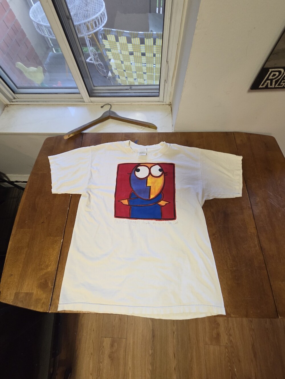 Vintage Mika Artist Graphic Tee "Travel Agent Tells You Where To Go" T-Shirt L